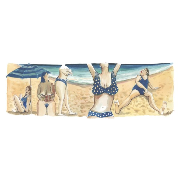 BIKINI LUNARES AZUL OSCURO